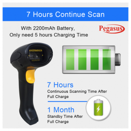 Pegasus PS3260 Wireless 2D Barcode Scanner